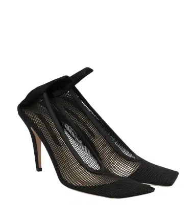 CHRISTEN Edge Stretch suede-trimmed mesh pumps | Thumbnail 1 CHRISTEN Edge Stretch suede-trimmed mesh pumps | Thumbnail 1