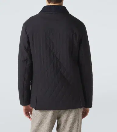 AGNONA Quilted wool-trimmed jacket | Thumbnail 6 AGNONA Quilted wool-trimmed jacket | Thumbnail 6