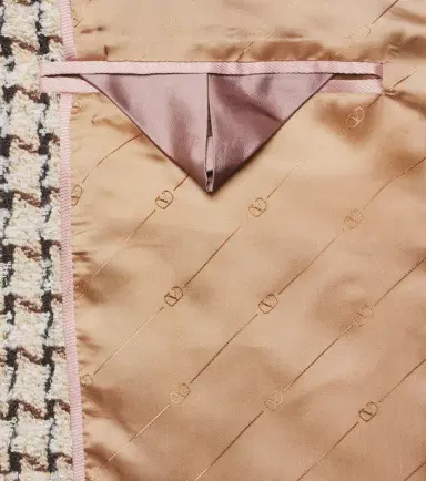Valentino Houndstooth wool and silk-blend bouclé blazer | Thumbnail 2 Valentino Houndstooth wool and silk-blend bouclé blazer | Thumbnail 2