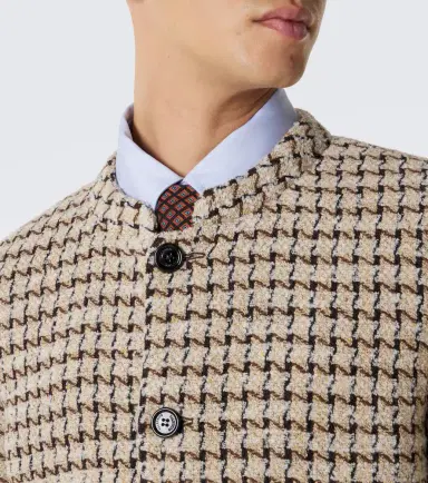 Valentino Houndstooth wool and silk-blend bouclé blazer | Thumbnail 5 Valentino Houndstooth wool and silk-blend bouclé blazer | Thumbnail 5