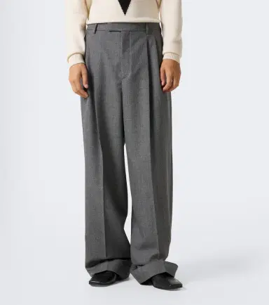 Valentino Herringbone wide-leg pants | Thumbnail 2 Valentino Herringbone wide-leg pants | Thumbnail 2