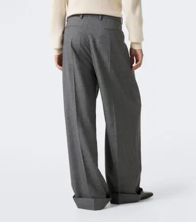 Valentino Herringbone wide-leg pants | Thumbnail 4 Valentino Herringbone wide-leg pants | Thumbnail 4