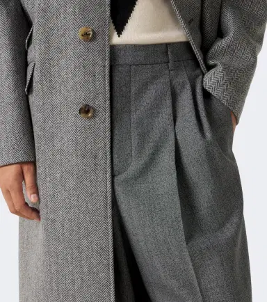 Valentino Herringbone wide-leg pants | Thumbnail 5 Valentino Herringbone wide-leg pants | Thumbnail 5
