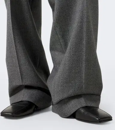 Valentino Herringbone wide-leg pants | Thumbnail 6 Valentino Herringbone wide-leg pants | Thumbnail 6