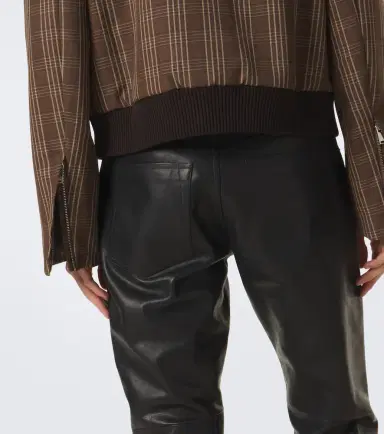 Wales Bonner Axis checked virgin wool jacket | Thumbnail 4 Wales Bonner Axis checked virgin wool jacket | Thumbnail 4