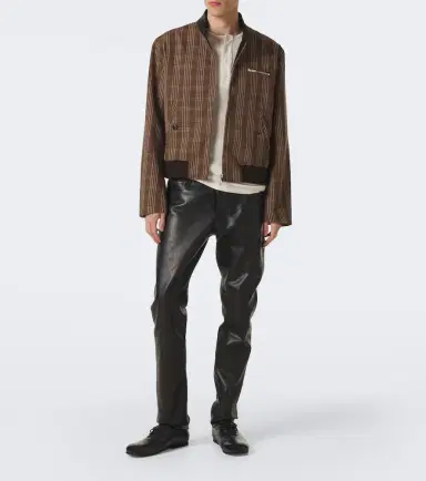 Wales Bonner Axis checked virgin wool jacket | Thumbnail 6 Wales Bonner Axis checked virgin wool jacket | Thumbnail 6