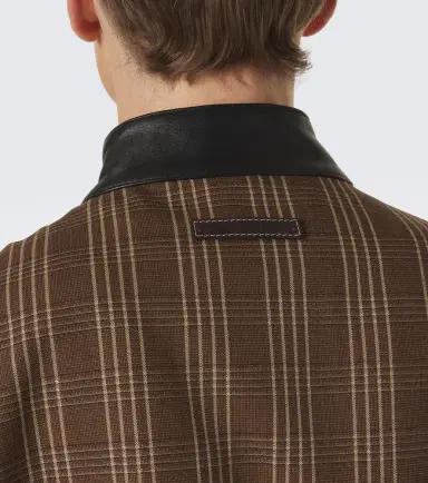 Wales Bonner Axis checked virgin wool jacket | Thumbnail 7 Wales Bonner Axis checked virgin wool jacket | Thumbnail 7