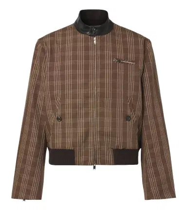 Wales Bonner Axis checked virgin wool jacket | Thumbnail 1 Wales Bonner Axis checked virgin wool jacket | Thumbnail 1