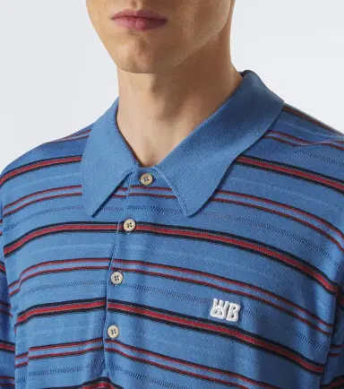 Wales Bonner Beam striped wool polo sweater | Thumbnail 2 Wales Bonner Beam striped wool polo sweater | Thumbnail 2