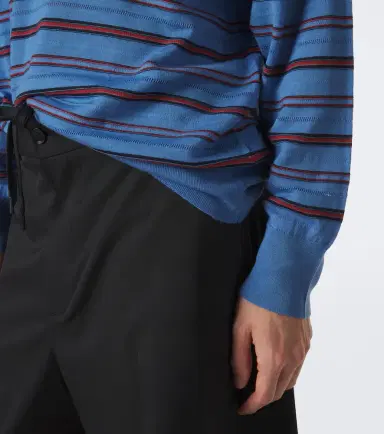 Wales Bonner Beam striped wool polo sweater | Thumbnail 5 Wales Bonner Beam striped wool polo sweater | Thumbnail 5
