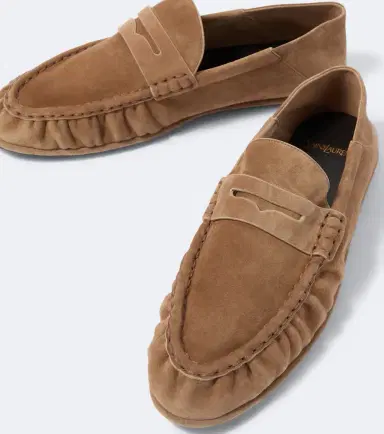 Saint Laurent Le Loafer suede penny loafers | Thumbnail 6 Saint Laurent Le Loafer suede penny loafers | Thumbnail 6