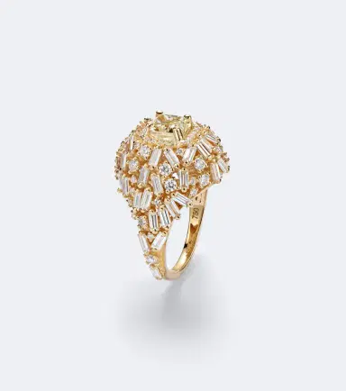 Suzanne Kalan 18kt gold ring with diamonds | Thumbnail 2 Suzanne Kalan 18kt gold ring with diamonds | Thumbnail 2