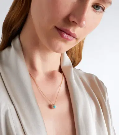 Suzanne Kalan Evil Eye 18kt gold pendant necklace with diamonds and turquoise | Thumbnail 5 Suzanne Kalan Evil Eye 18kt gold pendant necklace with diamonds and turquoise | Thumbnail 5