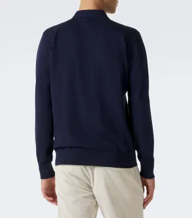 Eleventy Cotton and cashmere polo sweater | Thumbnail 3 Eleventy Cotton and cashmere polo sweater | Thumbnail 3