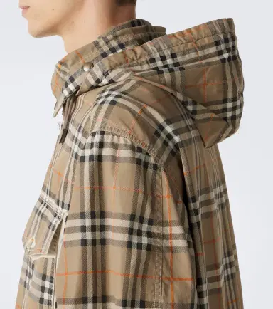 Burberry Check cotton gabardine parka | Thumbnail 7 Burberry Check cotton gabardine parka | Thumbnail 7
