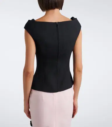 SHUSHU/TONG Bow-detail off-shoulder top | Thumbnail 6 SHUSHU/TONG Bow-detail off-shoulder top | Thumbnail 6