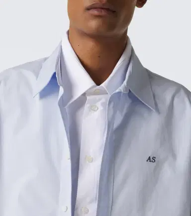 Acne Studios Layered cotton poplin shirt | Thumbnail 5 Acne Studios Layered cotton poplin shirt | Thumbnail 5