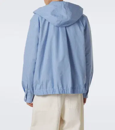 Sacai triped cotton-blend poplin jacket | Thumbnail 3 Sacai triped cotton-blend poplin jacket | Thumbnail 3