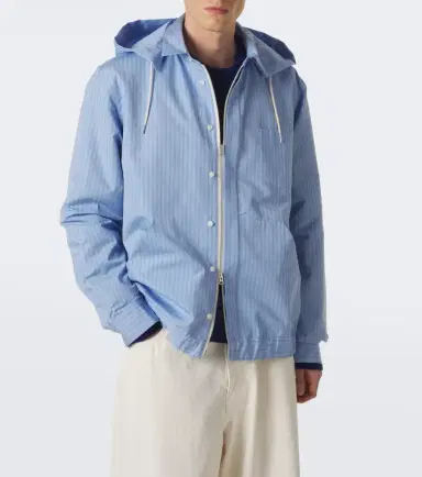 Sacai triped cotton-blend poplin jacket | Thumbnail 5 Sacai triped cotton-blend poplin jacket | Thumbnail 5