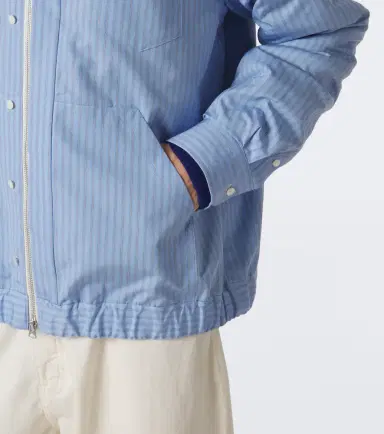 Sacai triped cotton-blend poplin jacket | Thumbnail 6 Sacai triped cotton-blend poplin jacket | Thumbnail 6