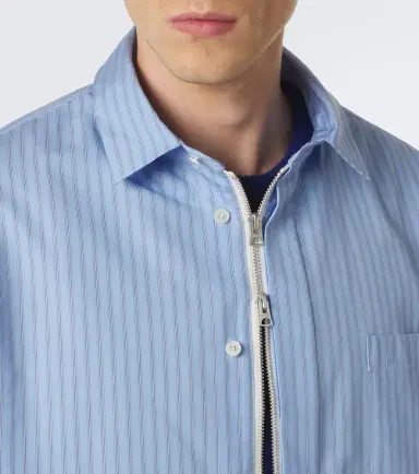 Sacai triped cotton-blend poplin jacket | Thumbnail 7 Sacai triped cotton-blend poplin jacket | Thumbnail 7