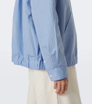 Sacai triped cotton-blend poplin jacket | Thumbnail 8 Sacai triped cotton-blend poplin jacket | Thumbnail 8