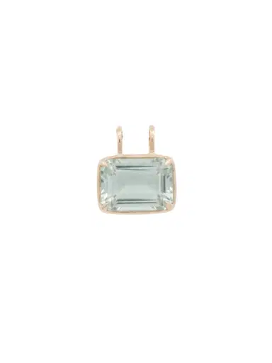Wish Fine Jewelry 22.63ct Green Amethyst 18K Gold Medium Statement Pendant | Thumbnail 1 Wish Fine Jewelry 22.63ct Green Amethyst 18K Gold Medium Statement Pendant | Thumbnail 1