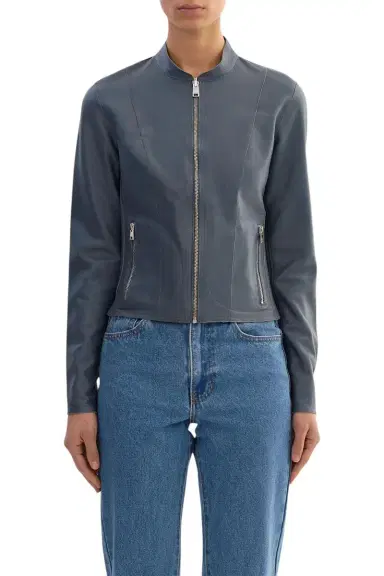 LAMARQUE Chapin Reversible Jacket - Graphite | Thumbnail 2 LAMARQUE Chapin Reversible Jacket - Graphite | Thumbnail 2
