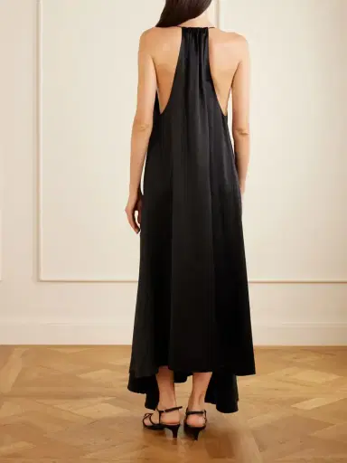 Sharon Wauchob Draped Silk-satin Maxi Dress | Thumbnail 3 Sharon Wauchob Draped Silk-satin Maxi Dress | Thumbnail 3