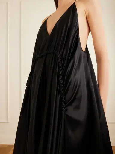 Sharon Wauchob Draped Silk-satin Maxi Dress | Thumbnail 4 Sharon Wauchob Draped Silk-satin Maxi Dress | Thumbnail 4