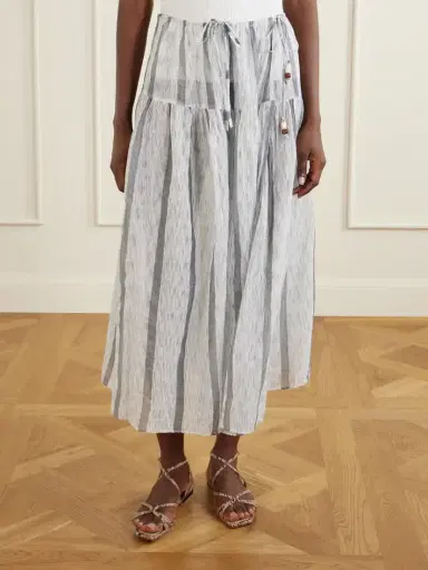 Ulla Johnson Almia Striped Cotton Coverup | Thumbnail 3 Ulla Johnson Almia Striped Cotton Coverup | Thumbnail 3