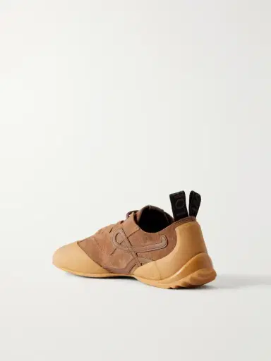Loewe Grip Logo-appliquéd Leather-trimmed Suede And Tpu Sneakers | Thumbnail 3 Loewe Grip Logo-appliquéd Leather-trimmed Suede And Tpu Sneakers | Thumbnail 3