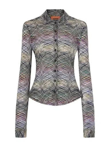 Missoni Striped Metallic Crochet-knit Cardigan | Thumbnail 1 Missoni Striped Metallic Crochet-knit Cardigan | Thumbnail 1