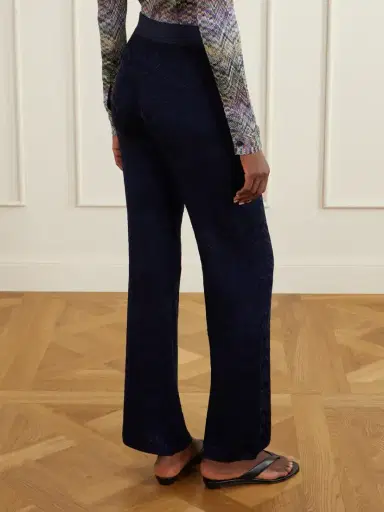 Missoni Striped Crochet-knit Straight-leg Pants | Thumbnail 4 Missoni Striped Crochet-knit Straight-leg Pants | Thumbnail 4