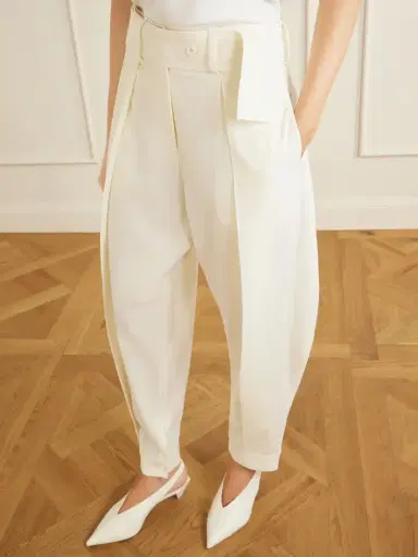 Sharon Wauchob Clio Belted Wool Straight-leg Pants | Thumbnail 4 Sharon Wauchob Clio Belted Wool Straight-leg Pants | Thumbnail 4