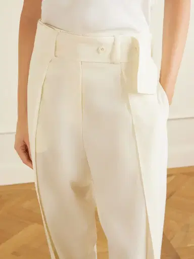 Sharon Wauchob Clio Belted Wool Straight-leg Pants | Thumbnail 5 Sharon Wauchob Clio Belted Wool Straight-leg Pants | Thumbnail 5
