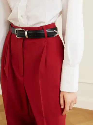 RÓHE Daria Virgin Wool Tapered Pants | Thumbnail 4 RÓHE Daria Virgin Wool Tapered Pants | Thumbnail 4
