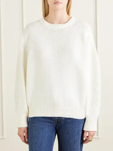 TOTEME Oversized Organic Cotton-blend Sweater | Thumbnail 3 TOTEME Oversized Organic Cotton-blend Sweater | Thumbnail 3