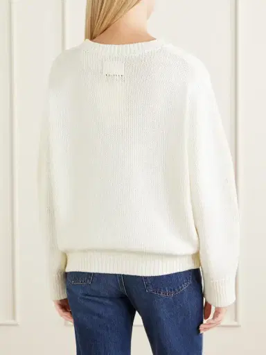 TOTEME Oversized Organic Cotton-blend Sweater | Thumbnail 4 TOTEME Oversized Organic Cotton-blend Sweater | Thumbnail 4