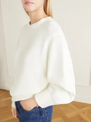 TOTEME Oversized Organic Cotton-blend Sweater | Thumbnail 5 TOTEME Oversized Organic Cotton-blend Sweater | Thumbnail 5