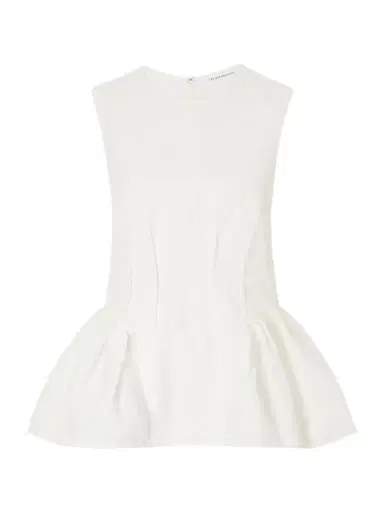 Cecilie Bahnsen Cbdaimi Cotton-blend Matelassé Blouse | Thumbnail 1 Cecilie Bahnsen Cbdaimi Cotton-blend Matelassé Blouse | Thumbnail 1
