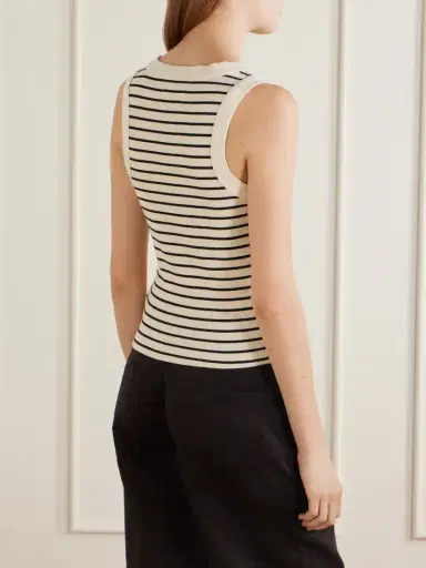 Citizens of Humanity Caralyn Striped Ribbed Cotton-blend Tank | Thumbnail 3 Citizens of Humanity Caralyn Striped Ribbed Cotton-blend Tank | Thumbnail 3