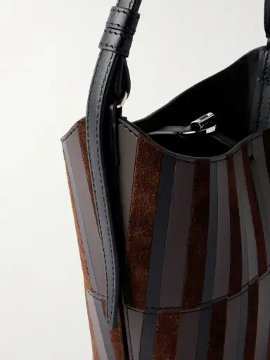 Proenza Schouler Mini Bucket Intarsia Leather And Suede Bag | Thumbnail 5 Proenza Schouler Mini Bucket Intarsia Leather And Suede Bag | Thumbnail 5