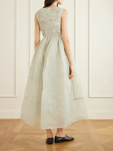 Cecilie Bahnsen Cbduana Papillon Matelassé Maxi Dress | Thumbnail 3 Cecilie Bahnsen Cbduana Papillon Matelassé Maxi Dress | Thumbnail 3