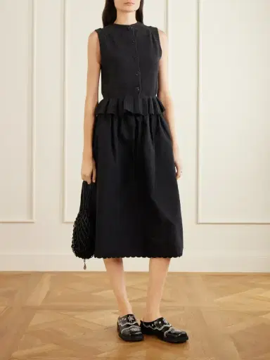 Cecilie Bahnsen Ruffled Cashmere And Wool-blend Sweater Vest | Thumbnail 2 Cecilie Bahnsen Ruffled Cashmere And Wool-blend Sweater Vest | Thumbnail 2