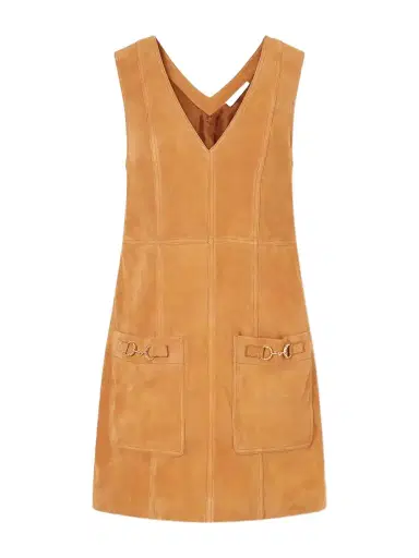 Ulla Johnson Sloane Suede Mini Dress | Thumbnail 1 Ulla Johnson Sloane Suede Mini Dress | Thumbnail 1