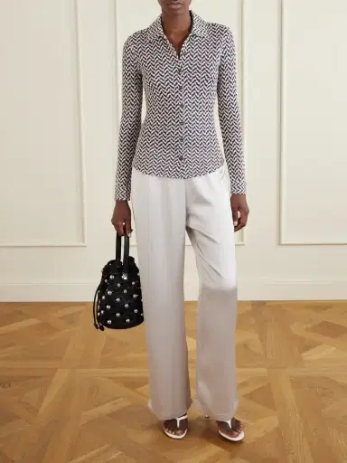 Missoni Striped Metallic Crochet-knit Cardigan | Thumbnail 2 Missoni Striped Metallic Crochet-knit Cardigan | Thumbnail 2