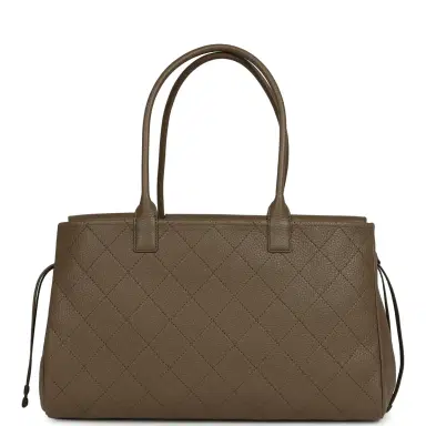Chanel Chanel Large "Urban Essential" East West Shopping Tote Dark Khaki Caviar Gold Hardware | Thumbnail 4 Chanel Chanel Large "Urban Essential" East West Shopping Tote Dark Khaki Caviar Gold Hardware | Thumbnail 4