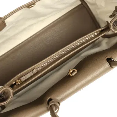 Chanel Chanel Large "Urban Essential" East West Shopping Tote Dark Khaki Caviar Gold Hardware | Thumbnail 7 Chanel Chanel Large "Urban Essential" East West Shopping Tote Dark Khaki Caviar Gold Hardware | Thumbnail 7
