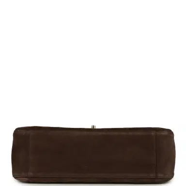 Chanel Chanel Maxi "Souplissimo" Small Flap Bag Dark Brown Suede Gold Hardware | Thumbnail 6 Chanel Chanel Maxi "Souplissimo" Small Flap Bag Dark Brown Suede Gold Hardware | Thumbnail 6